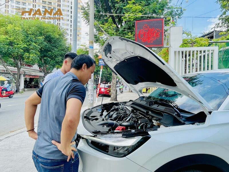 Kiểm tra xe kỹ lưỡng trước khi nhận đảm bảo không có vấn đề gì xảy ra trong quá trình vận hành