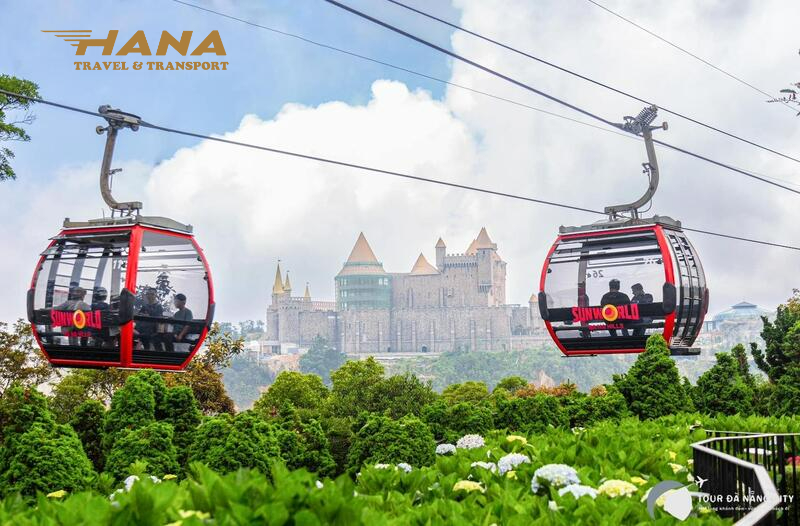 Bà Nà Hills sở hữu 5 tuyến cáp khác nhau với tổng công suất lên đến 7.500 khách/giờ