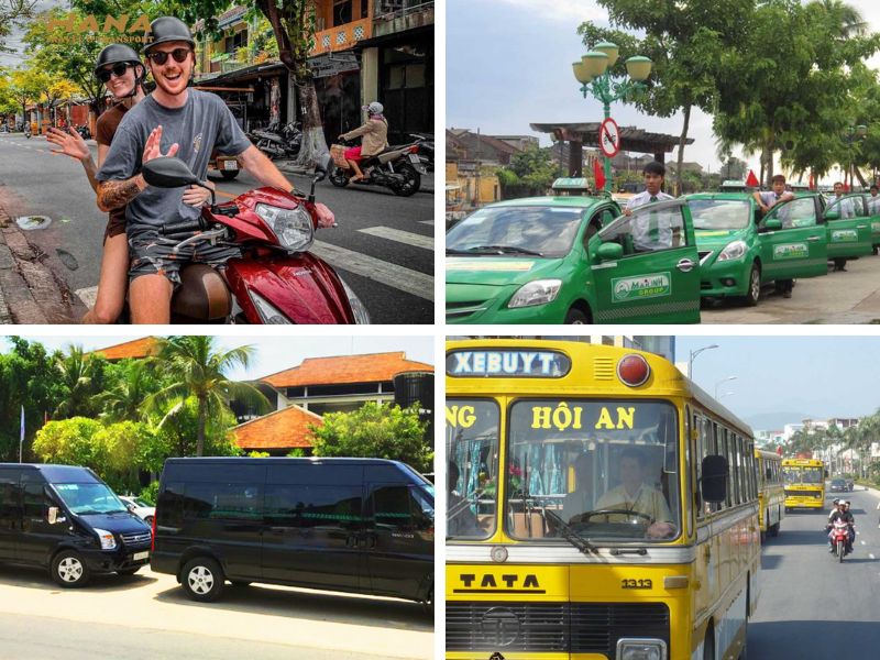 Một số phương tiện đi Hội An từ Đà Nẵng phổ biến hiện nay